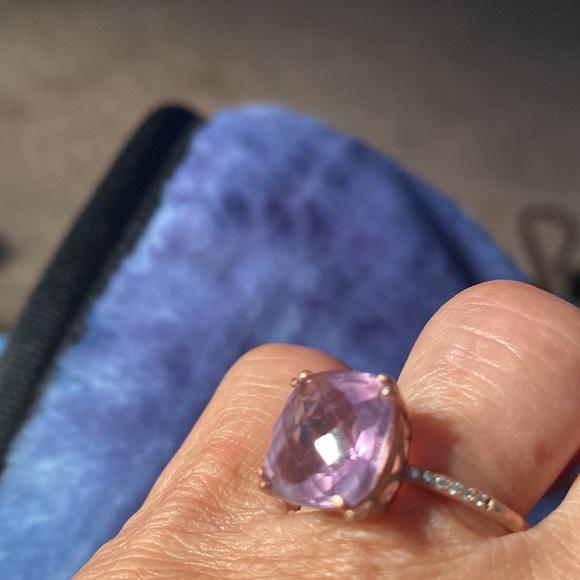 Effy amethyst & diamond ring. - Picture 4 of 5